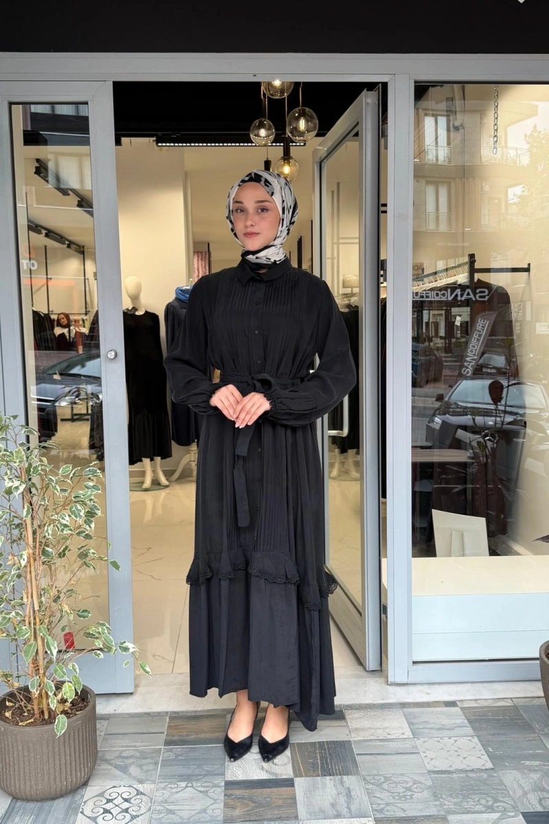 Elbise Siyah 40818