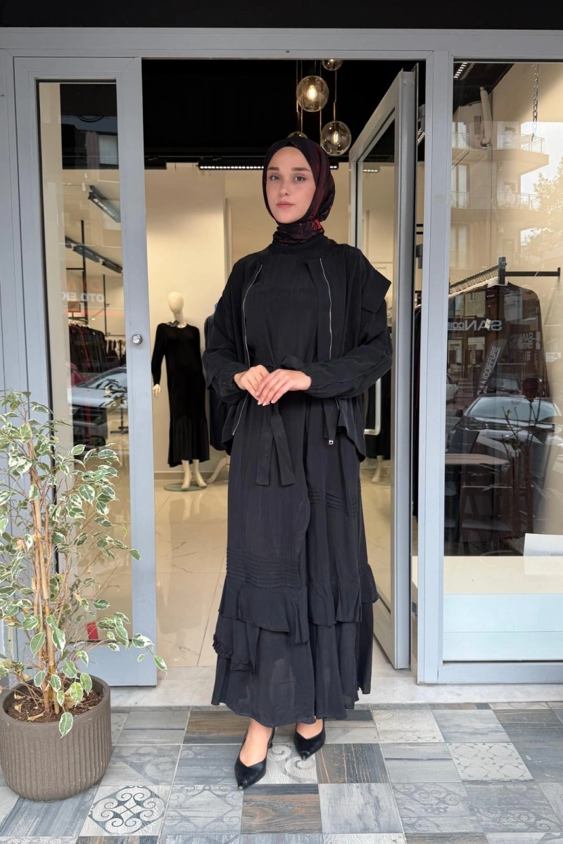 Elbise Siyah 40837