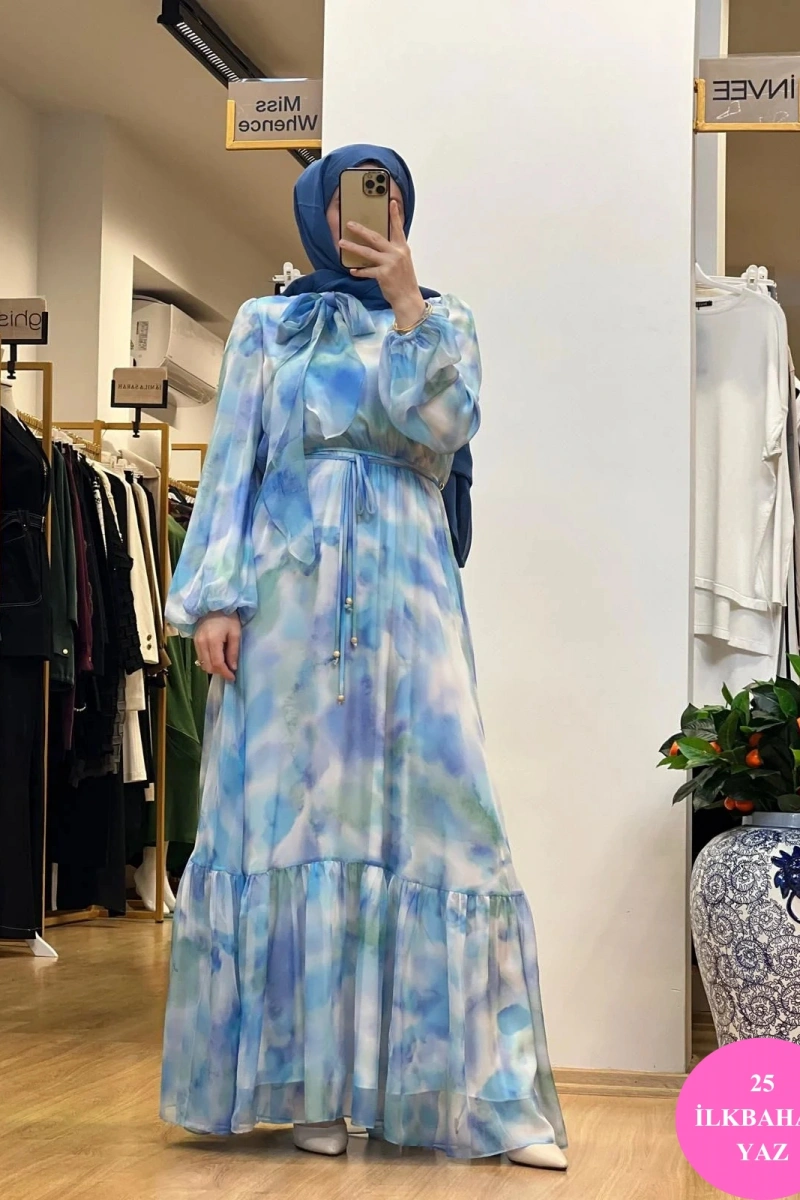 Jamıla Sarah Lale Elbise SS25-3076