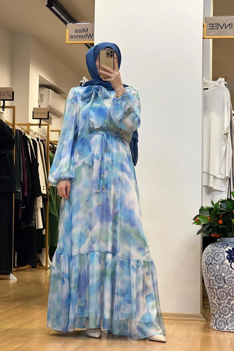 Jamıla Sarah Lale Elbise SS25-3076