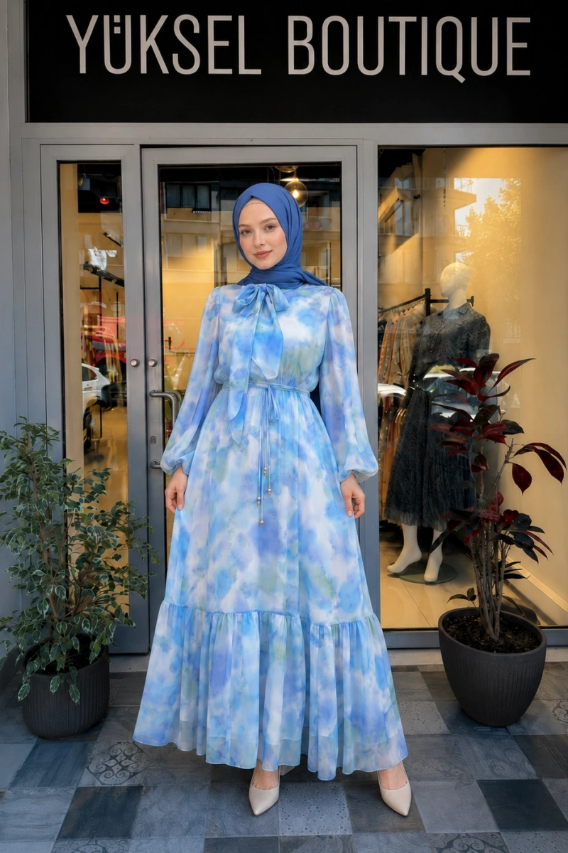 Jamıla Sarah Lale Elbise SS25-3076