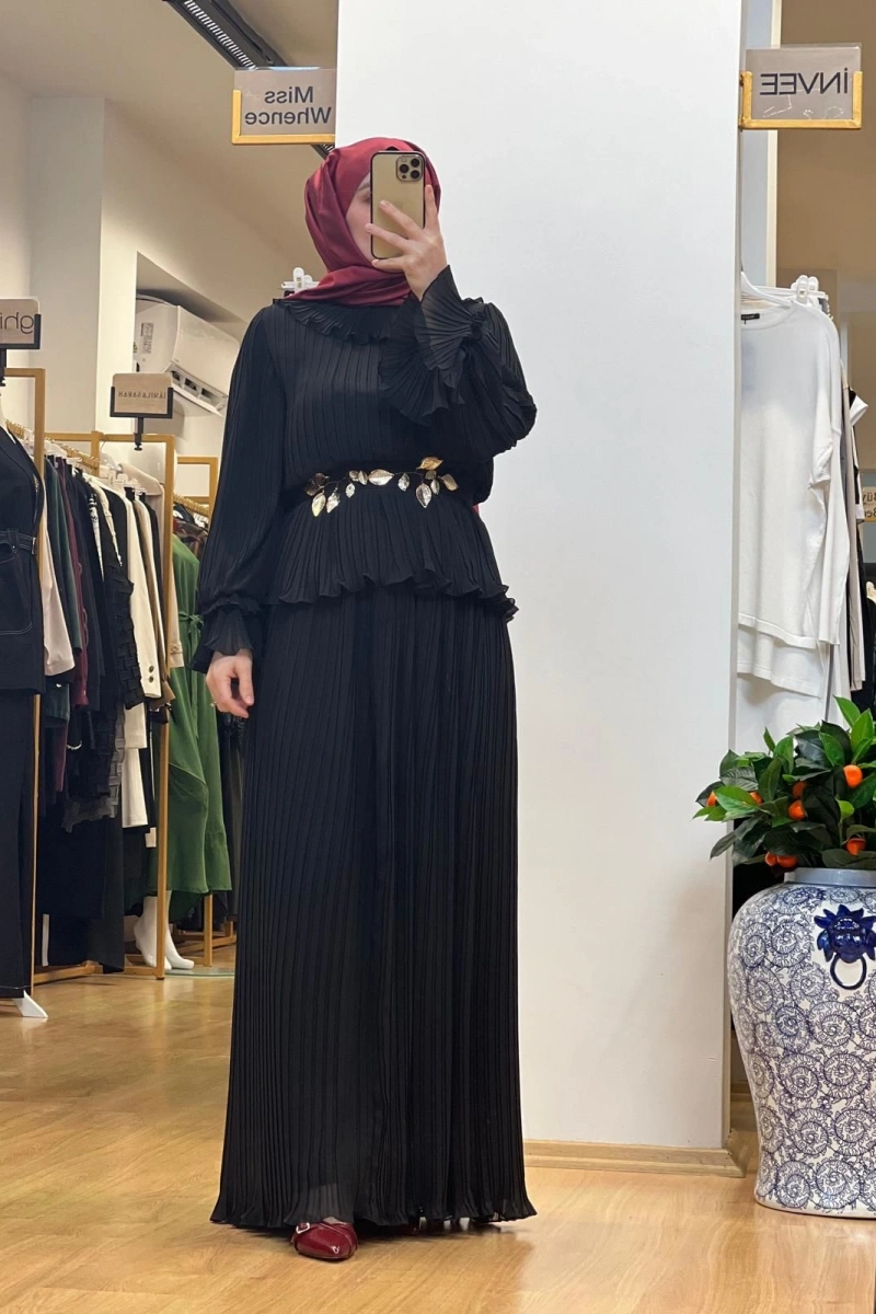 Jamıla Sarah Nefise Elbise SS25-3101