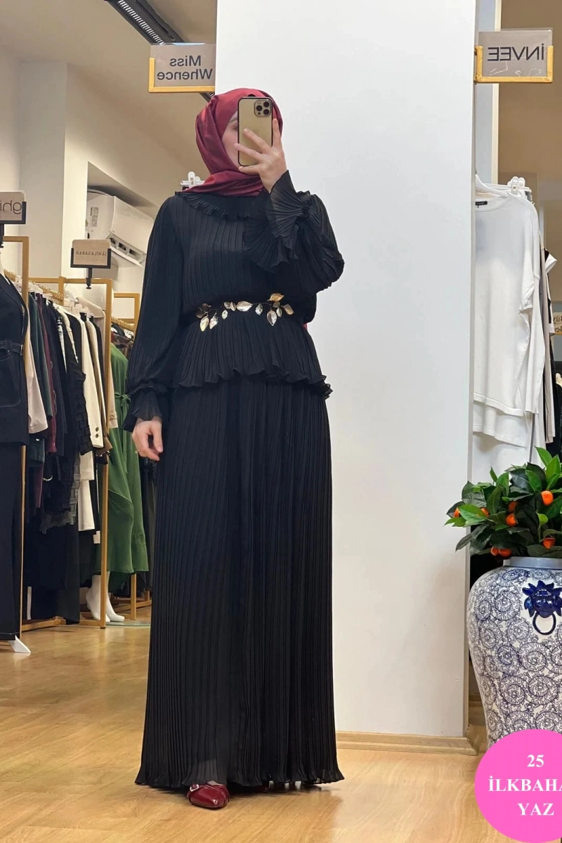 Jamıla Sarah Nefise Elbise SS25-3101