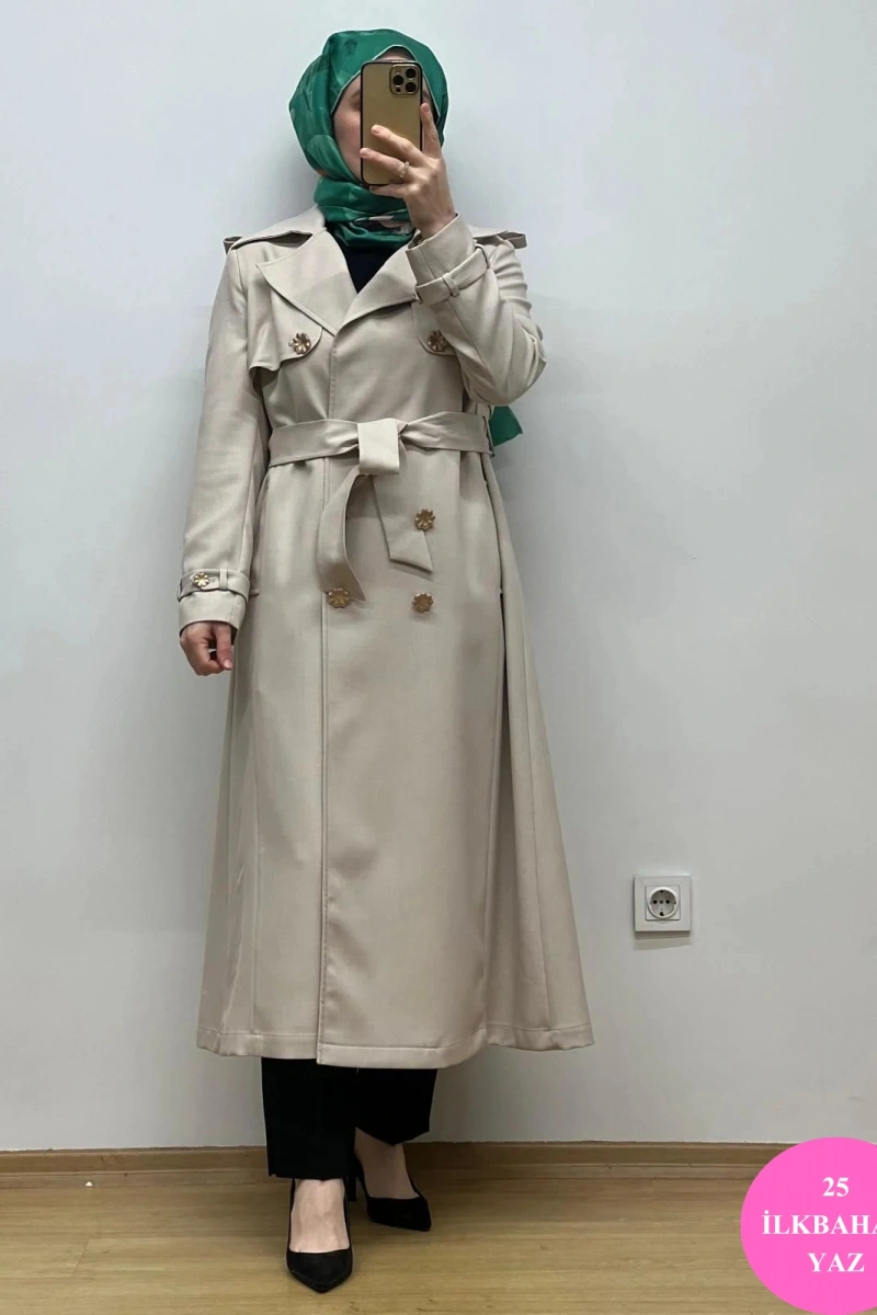 Jamıla Sarah New Diva Trenç SS25-4026