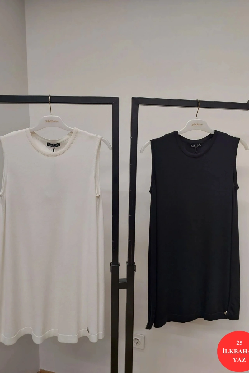 MissDalida Basic Kolsuz Triko Tunik 25Y-6000