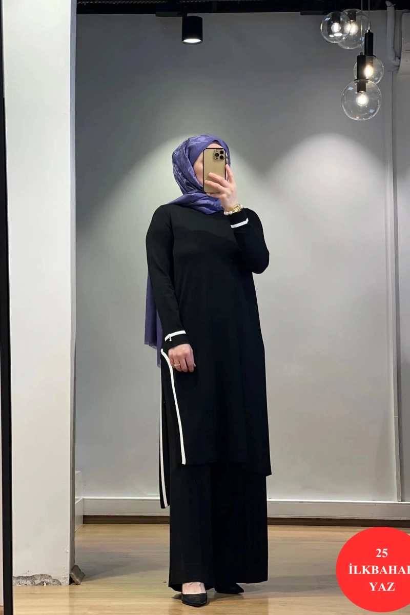 MissDalida Bol Paça Triko Pantolon 25Y-7001