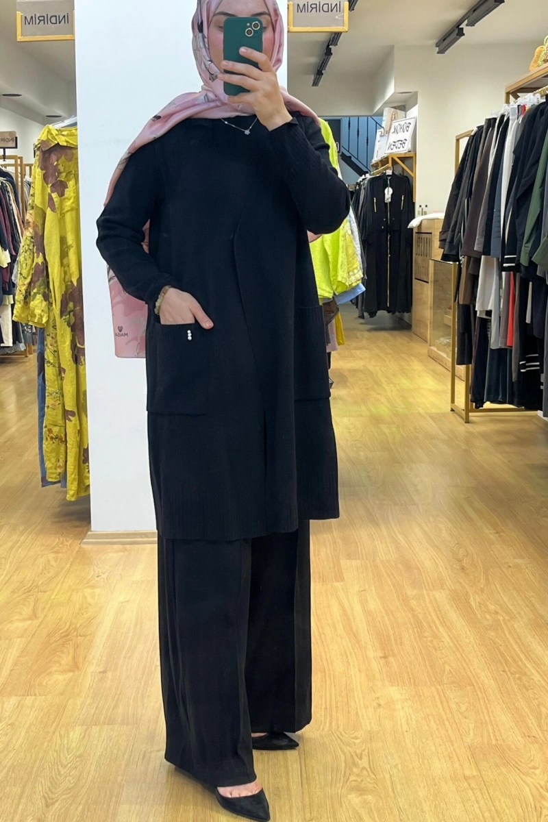 MissDalida Touch Me Gömlek Yaka Triko Hırka T25PF-9001