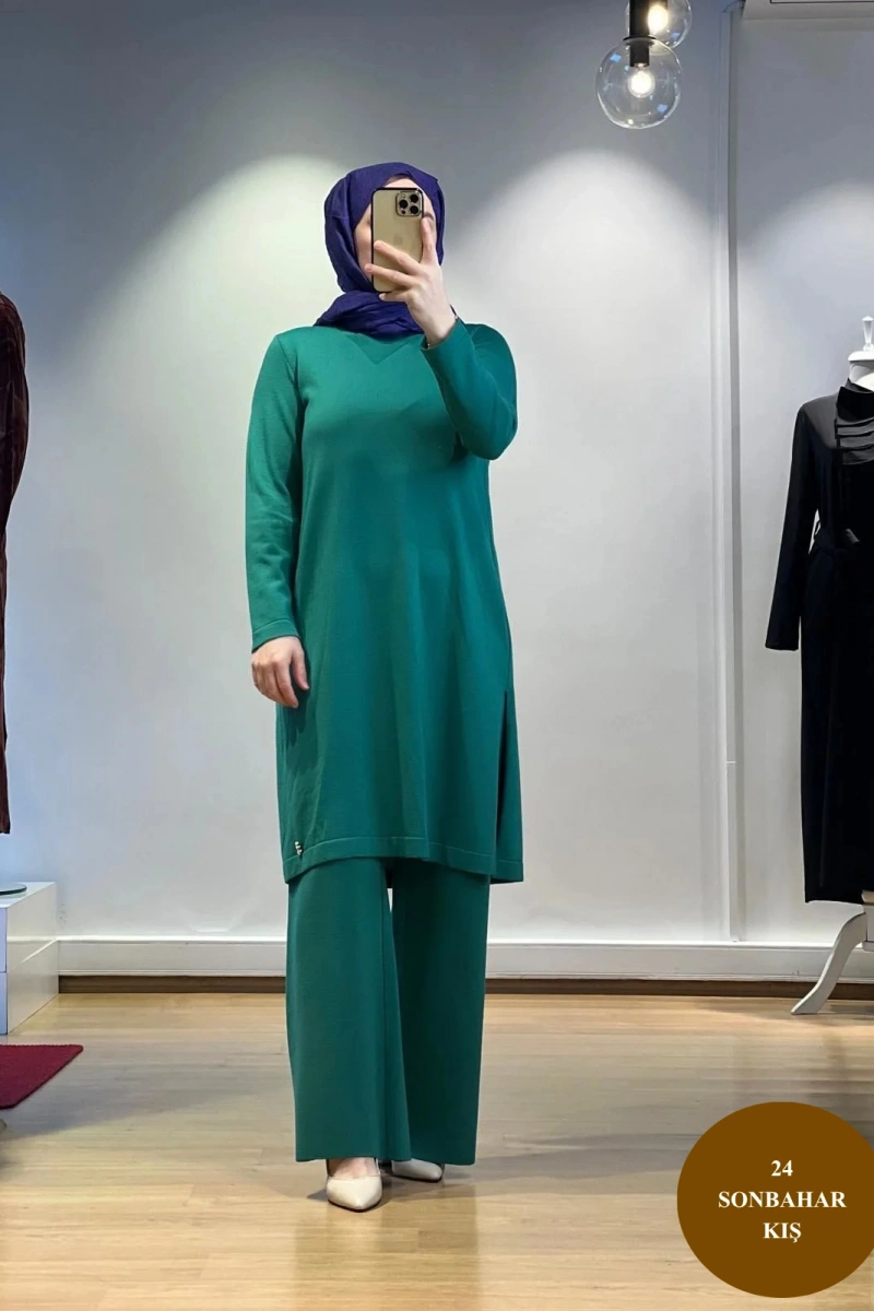 MissDalida V Yaka Uzun Triko Tunik T24K-6031