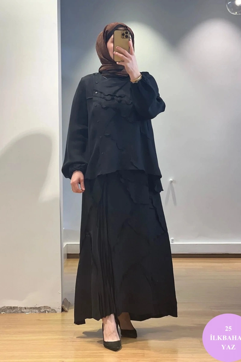 MissWhence Etek Takım Cupro/Keten 25Y-37305