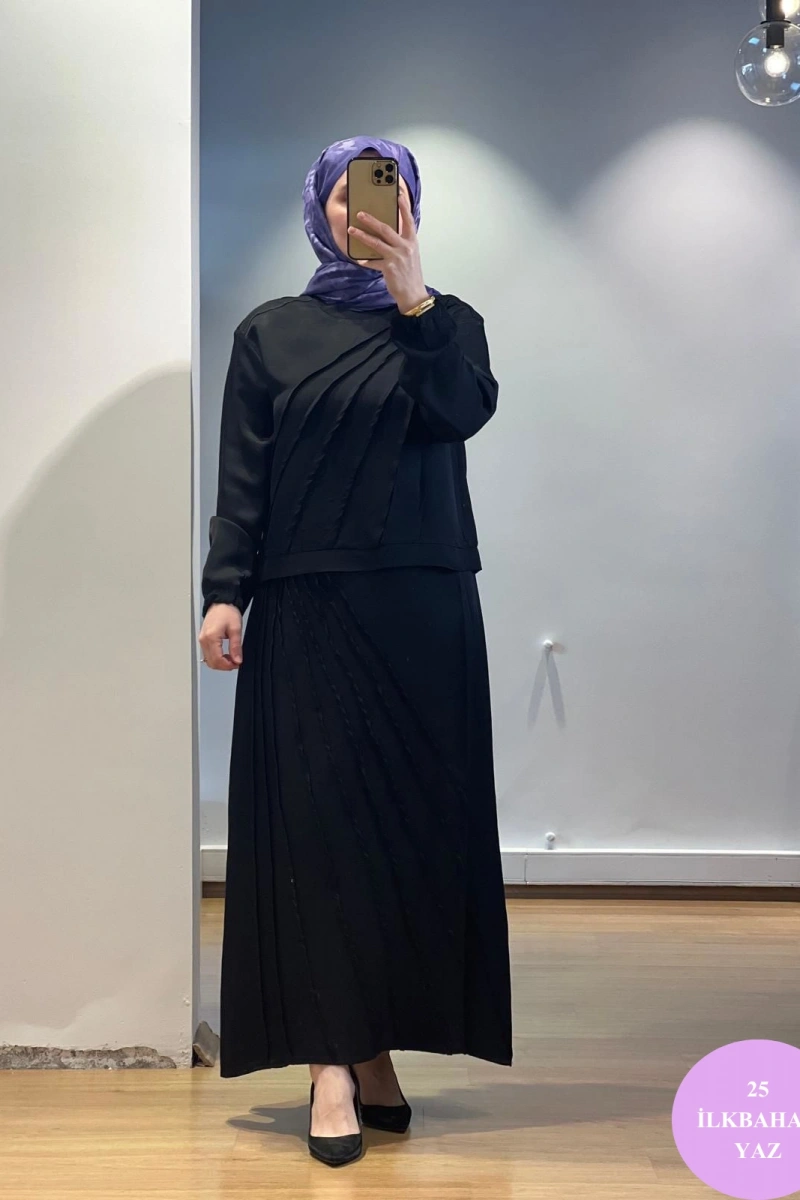 MissWhence Etek Takım Keten/Viscon 25Y-37312