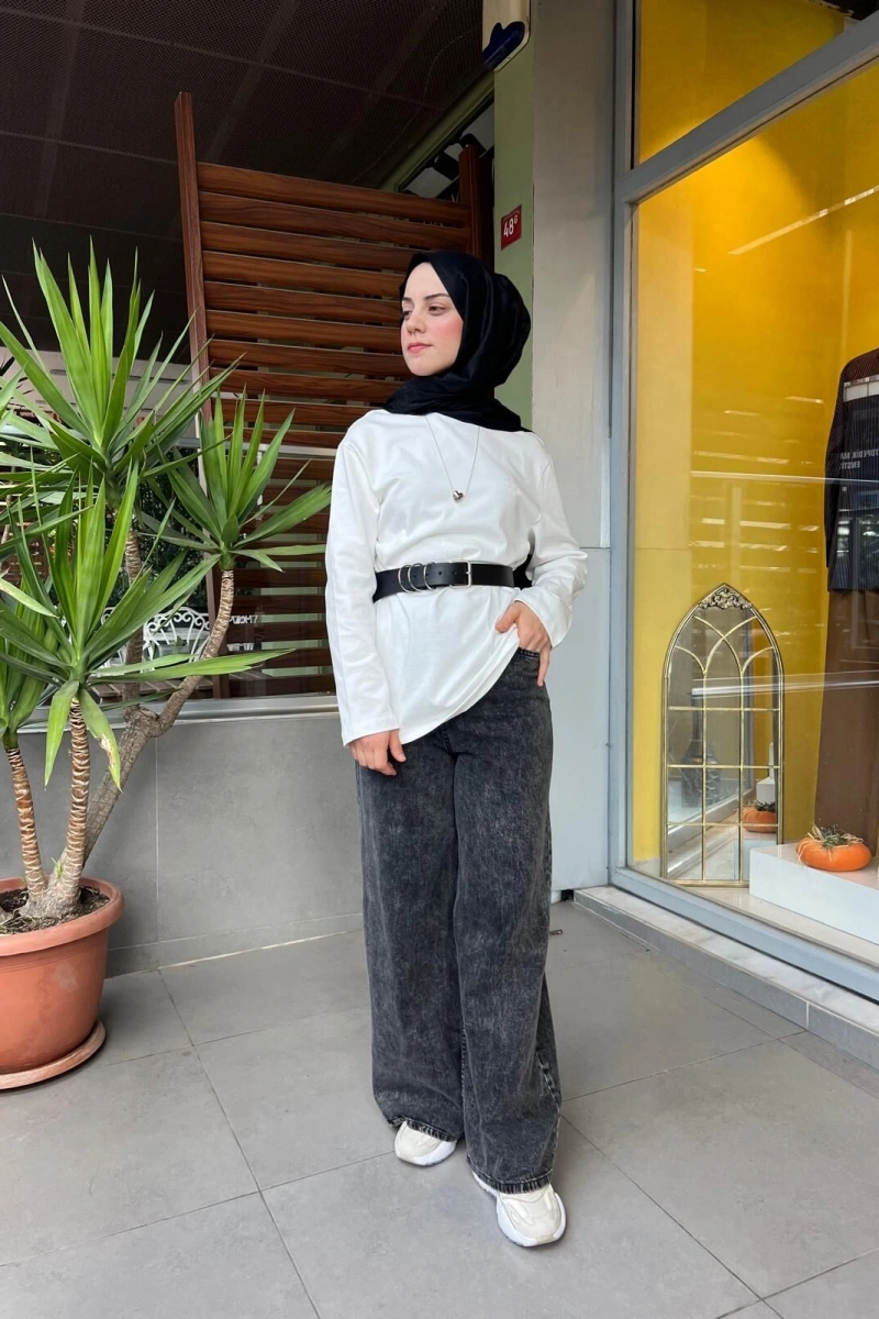 QooQ Baskılı Badi Tunik 26FW231