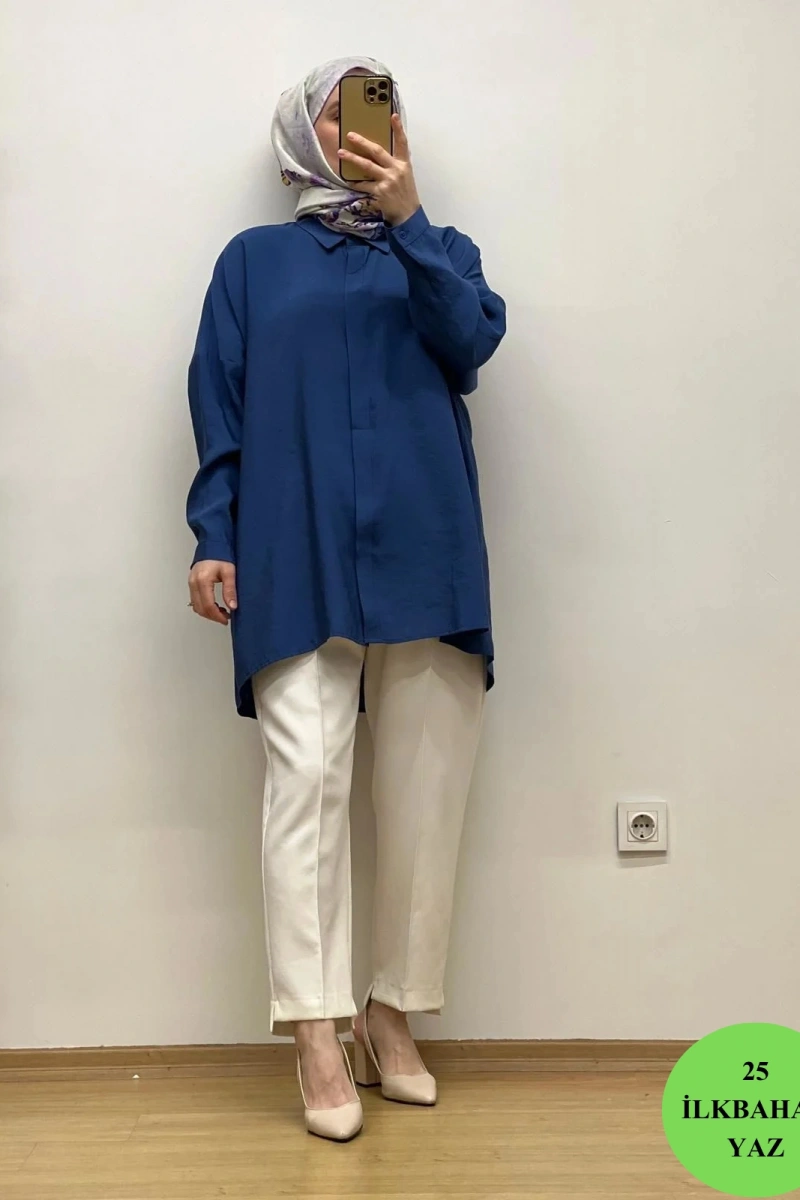 QooQ Yarasa Kol Gömlek 26SS-233