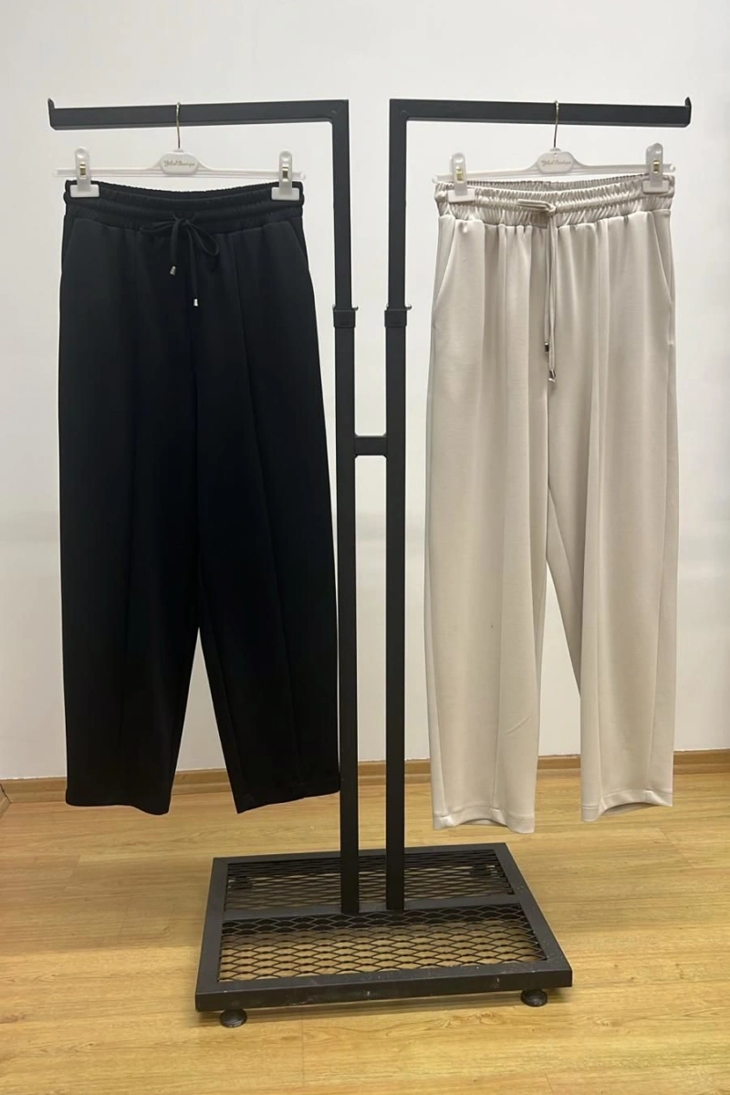 Sentez Önden Paçalı Havuç Bambu Pantolon 25Y-SZ-5554