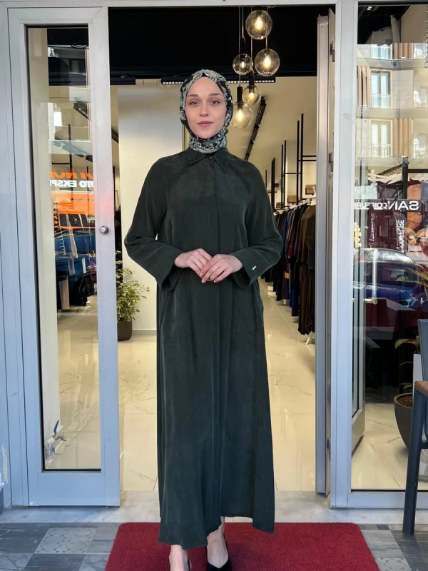 Nakış Detaylı Cupro Kap T26Y-8003