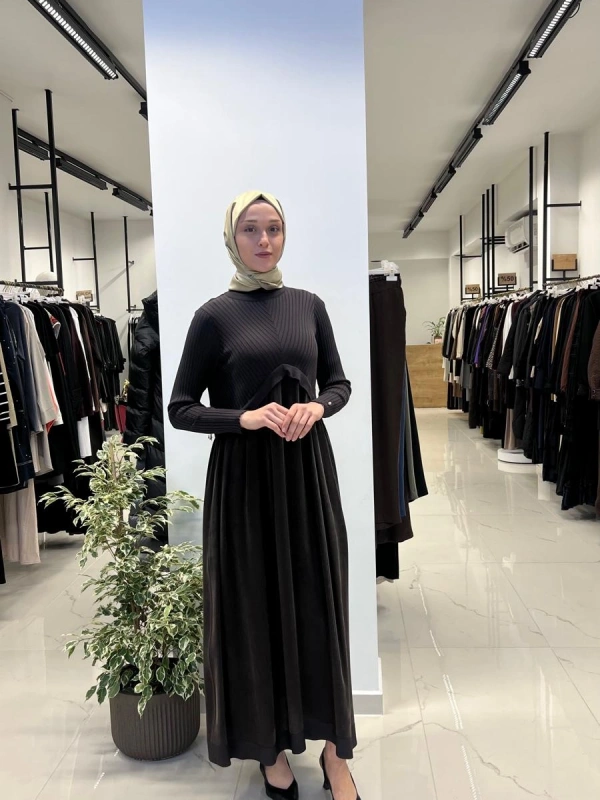 Triko Cupro Elbise T26Y-4001