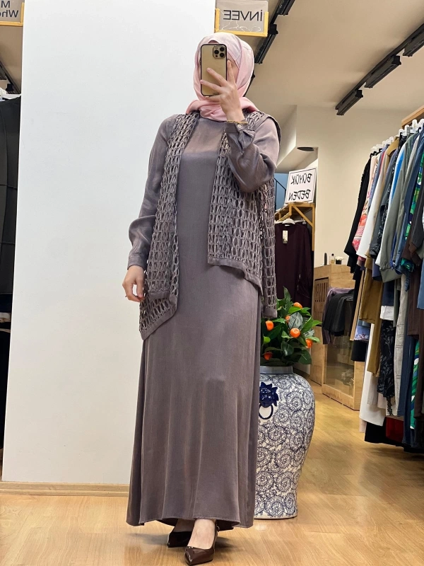 Almarwah Black Elbise 25Y-303834