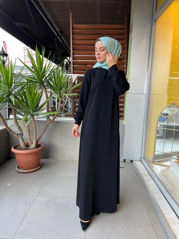 Almarwah Black Elbise T26K-90494