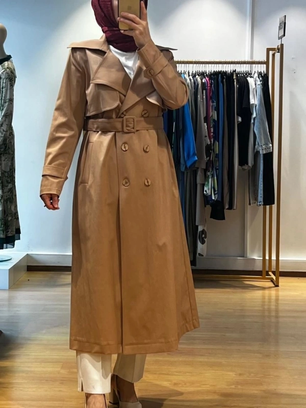 Almarwah Black Trençkot 404821