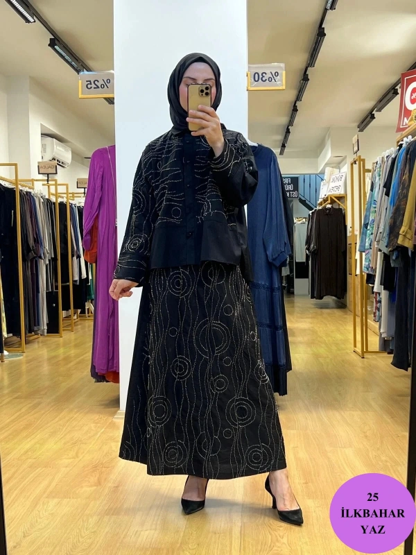 Ghisa Boncuklu Etek Takım 25Y-4670