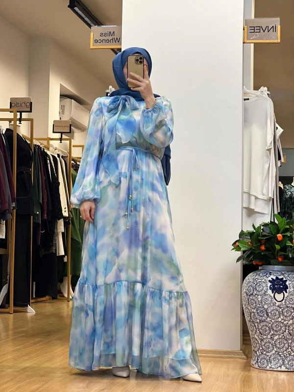 Jamıla Sarah Lale Elbise SS25-3076