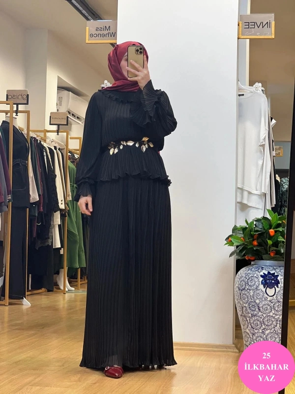 Jamıla Sarah Nefise Elbise SS25-3101