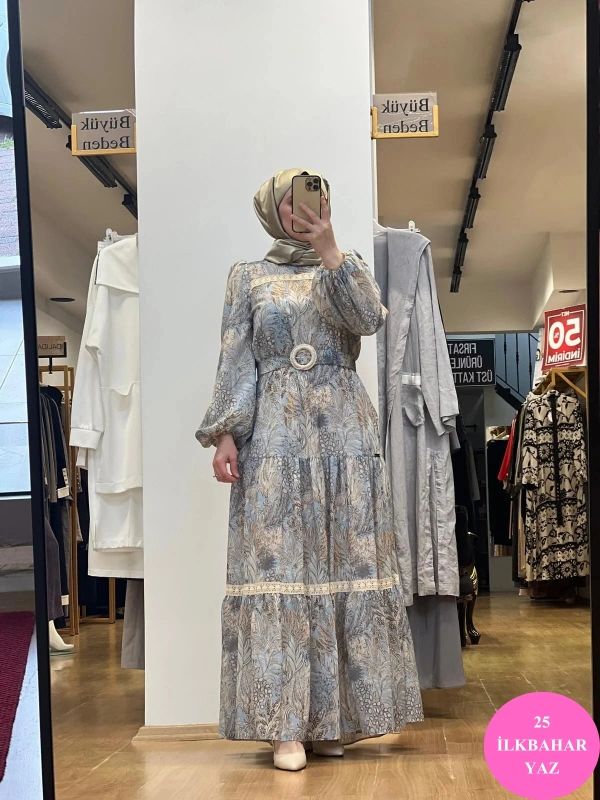 Jamıla Sarah Resan Elbise SS25-3071