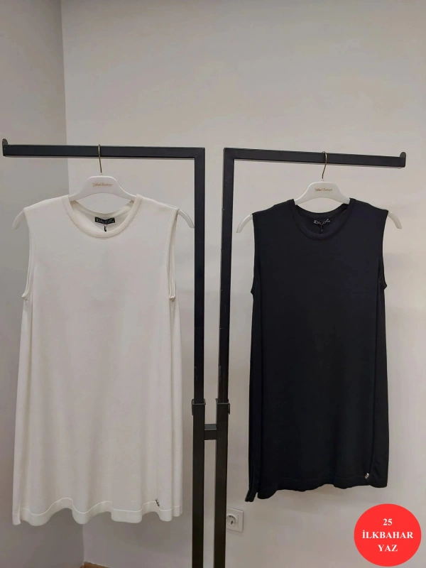 MissDalida Basic Kolsuz Triko Tunik 25Y-6000