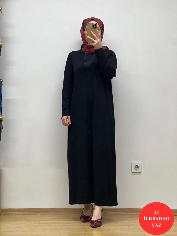 MissDalida Çiçek Broşlu Triko Elbise 25Y-4041