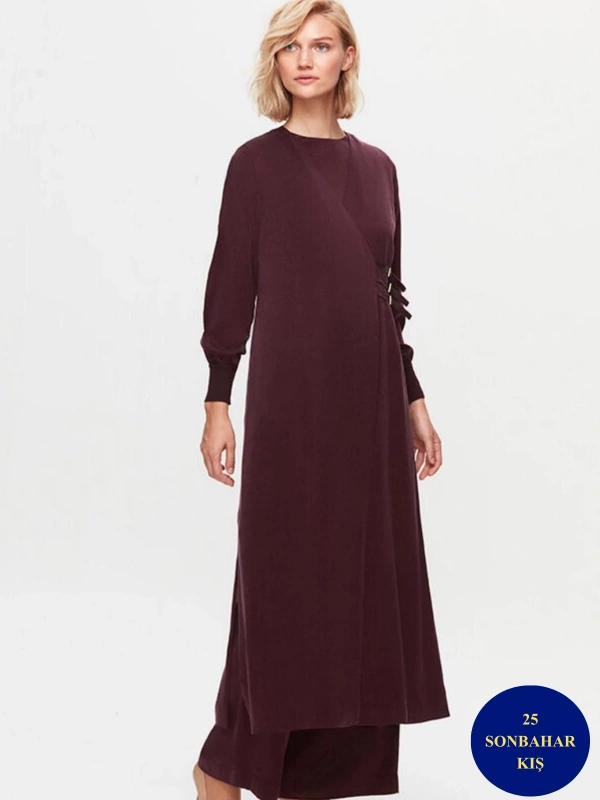 MissDalida Deri Kemer Detaylı Saten Yelek T25K-1004