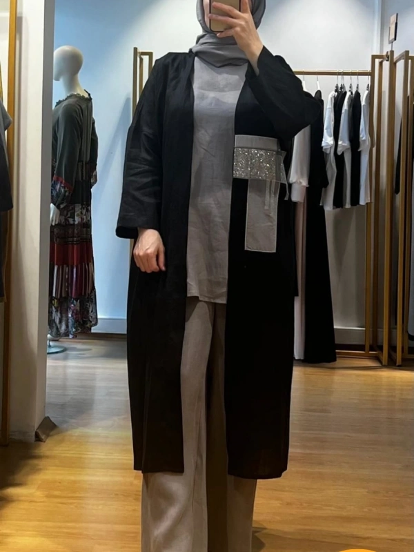 MissDalida Kolsuz Keten Tunik T24Y-6008