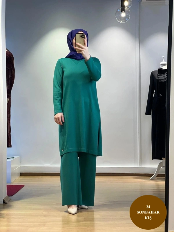 MissDalida V Yaka Uzun Triko Tunik T24K-6031