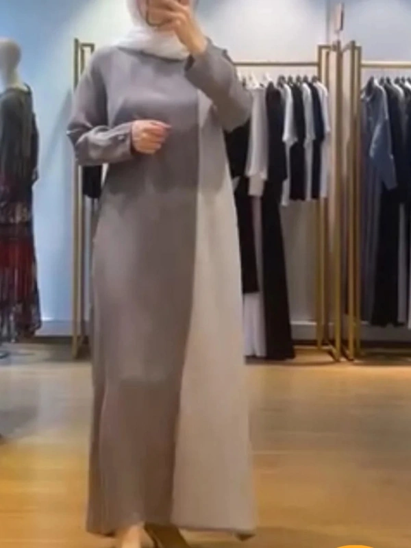 MissDalida Yandan Triko Detaylı Cupra Elbise T24Y-4043