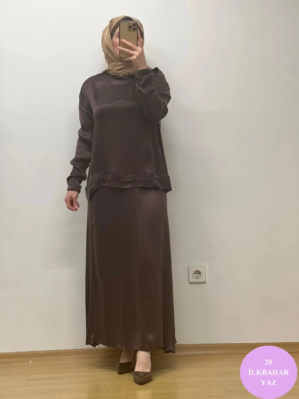 MissWhence Cupro Etekli Takım 25Y-37008