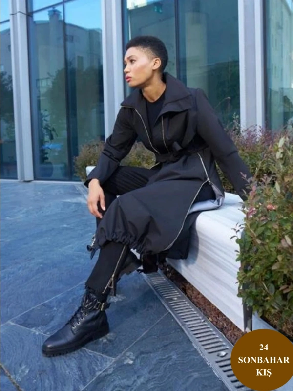 MissWhence Fermuar Detaylı Pantolon 34101