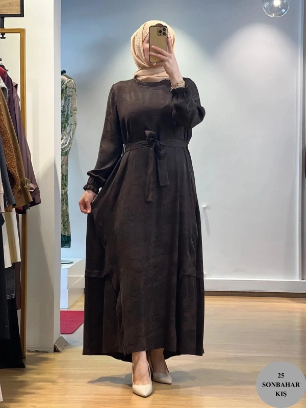 MissWhence Jakar Cupro Elbise 36829