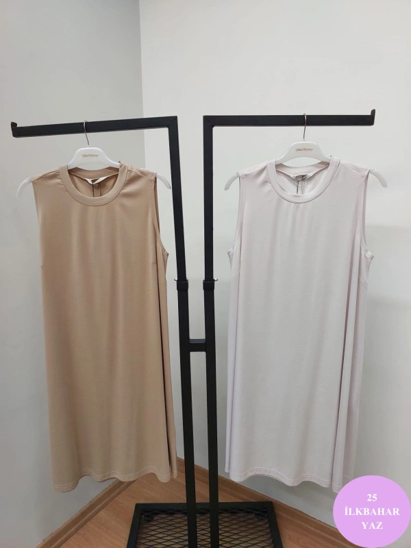 MissWhence Pamuk Kolsuz Uzun Tunik 25Y-37028