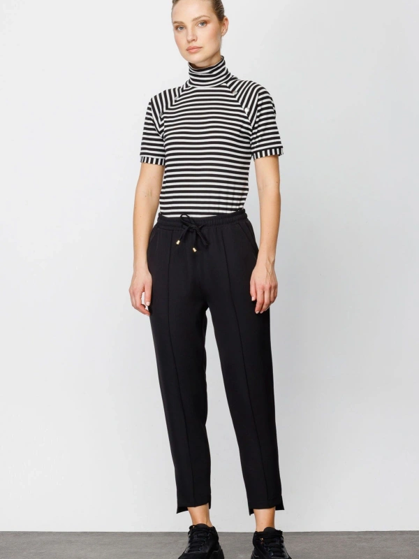 On Triko Dikiş Detaylı Pantolon 24K24133