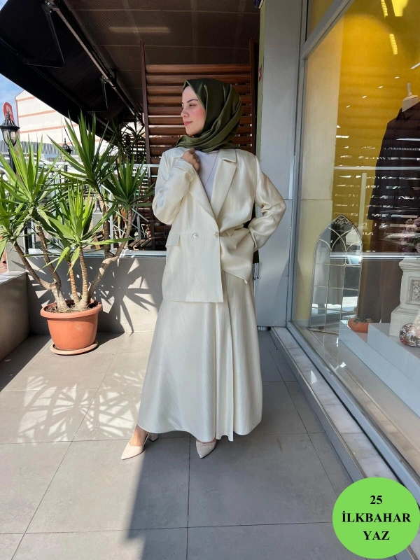 QooQ İnci Etek 25SS-536