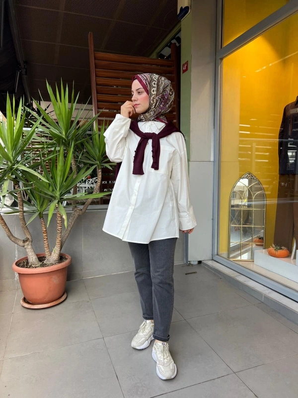 QooQ Poplin Gömlek 26FW200