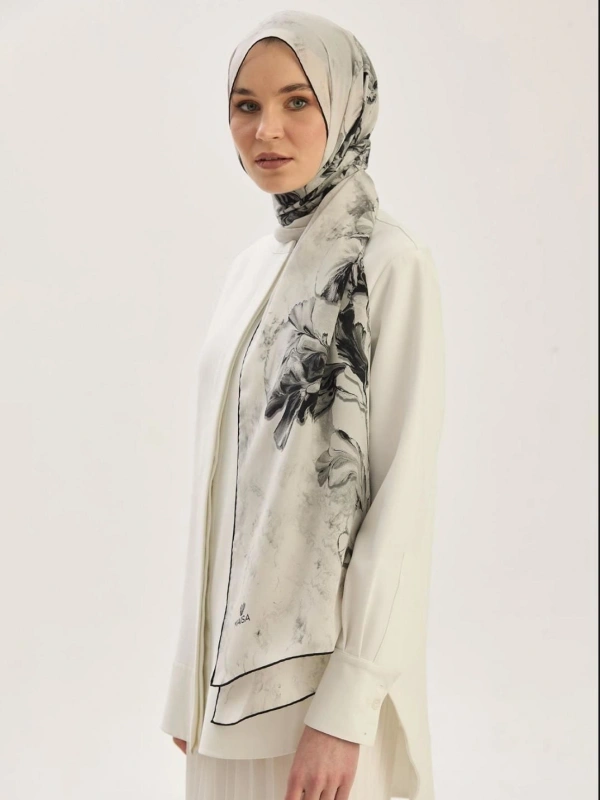 Reyya Krep İpek Şal 70x190cm