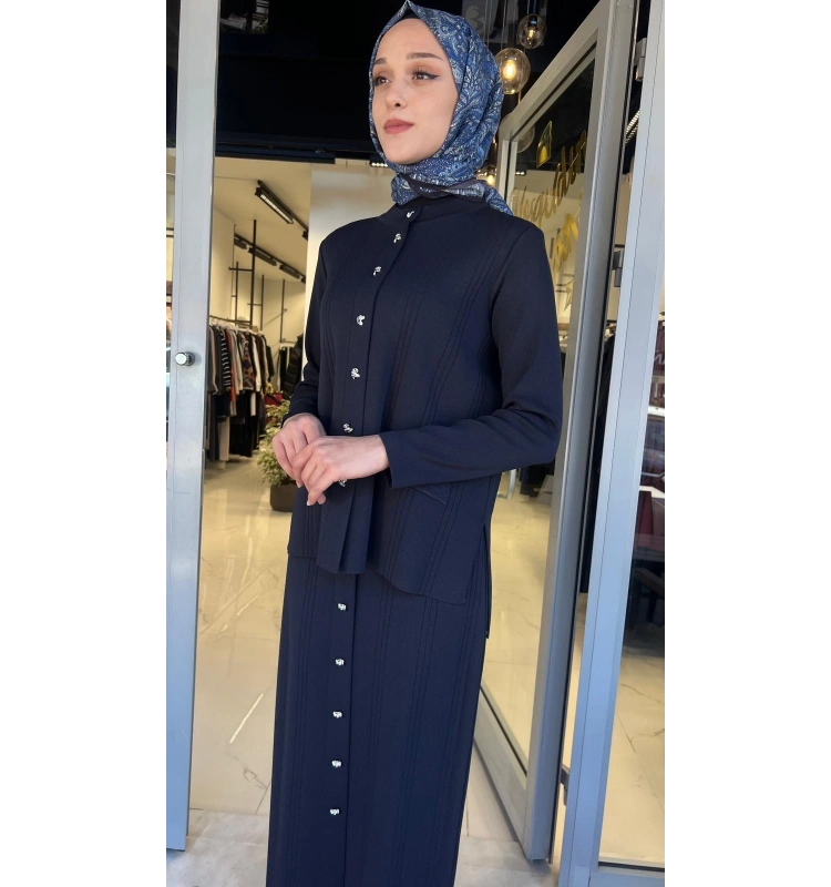 Aksesuar Detaylı Triko Kalem Etek T26Y-2020