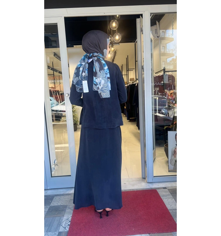 Ön Kısmı Hareketli Cupro Detaylı Tunik T26Y-6035