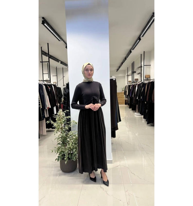 Triko Cupro Elbise T26Y-4001