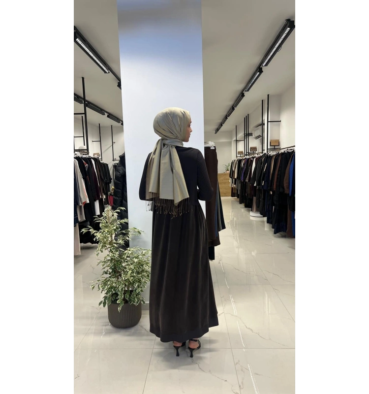 Triko Cupro Elbise T26Y-4001