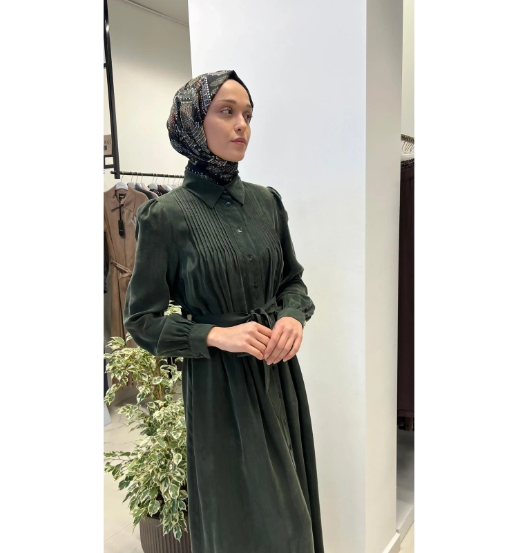 Nervür Detaylı Cupro Kap T26Y-8001