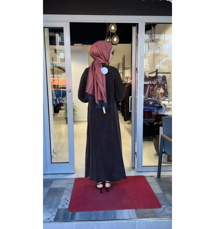 Nakış Detaylı Cupro Elbise T26Y-4015