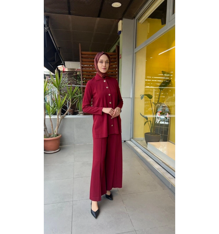 Düğmeli Şık Triko Ceket T26Y-8219