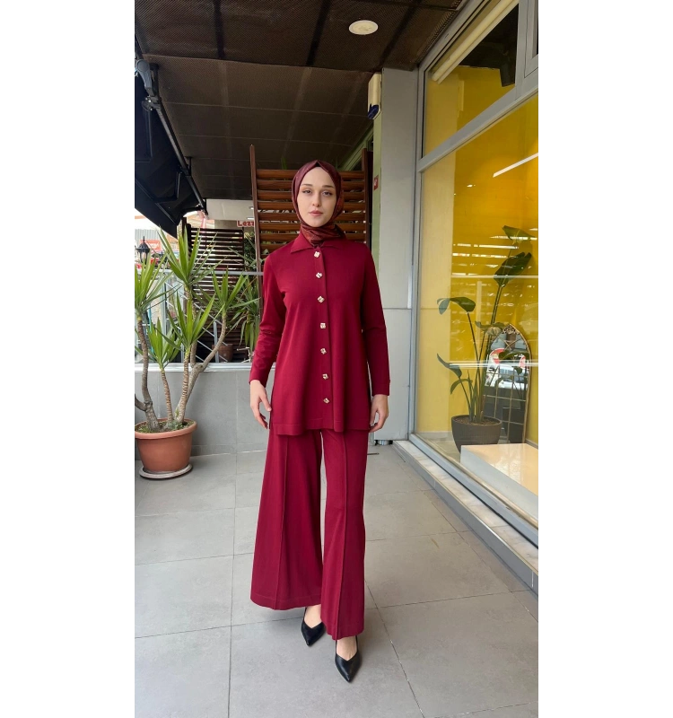 Düğmeli Şık Triko Ceket T26Y-8219