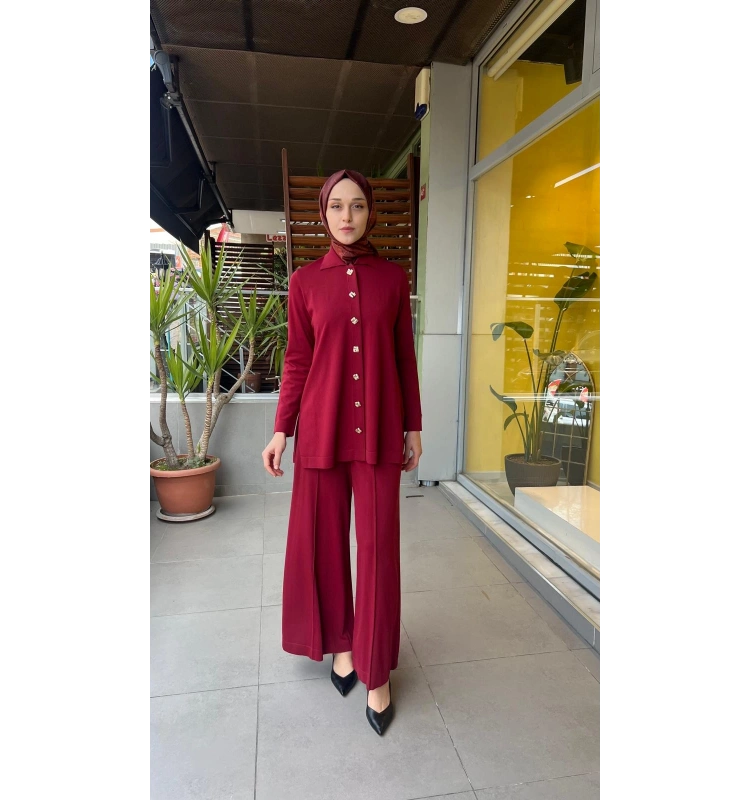 Düğmeli Şık Triko Ceket T26Y-8219