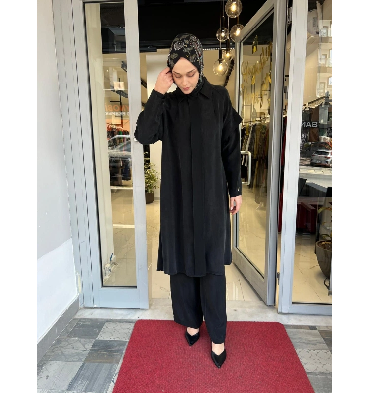 Kol Detaylı Cupro Kap T26Y-8007